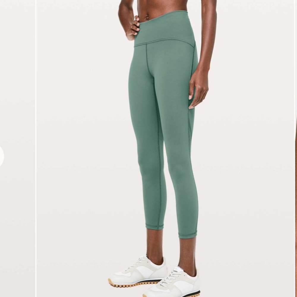 Lululemon Train Times 25” - Size 2, Green Smoke